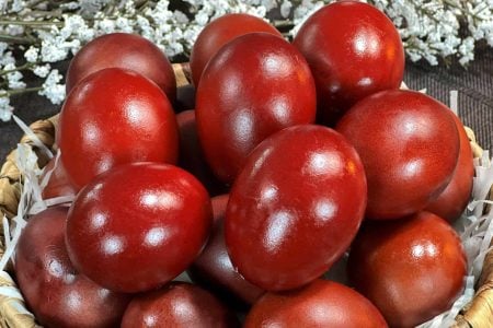 ΥΛΙΚΑ
?2 λίτρα νερό
?45 γρ ριζάρι (φυτό)
?1 κτσ λευκό ξίδι
--------------------------------------------
?Ηλιέλαιο
--------------------------------------------
?30 αυγά
