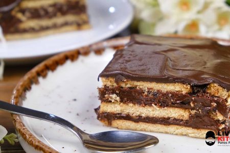ΥΛΙΚΑ
?750 γρ digestive
?2 κτσ μαρμελάδα φράουλα
?250 γρ νερό
-----------------------------------------
?1200 γρ νερό
?120 γρ κορν φλάουρ
?80 γρ κακάο σκόνη
?250 γρ ζάχαρη
?2 βανιλίνες
?200 γρ κουβερτούρα
--------------------------------------------
?400 γρ vegan bitter πραλίνα φουντουκιού με σοκολάτα
----------------------------------------------
?25χ30 εκ.