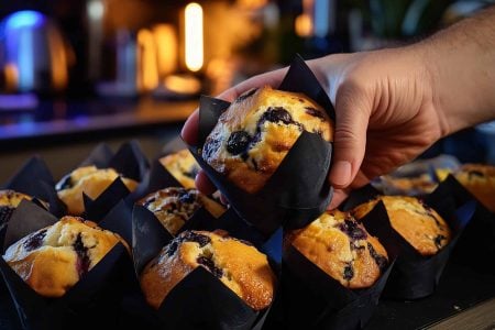 Επαγγελματική Συνταγή για CupCakes με Μύρτιλα????Τα παιδιά σας θα τα λατρέψουν -  Blueberry Cupcake 
Ψάχνετε την τέλεια, αλάθητη συνταγή για cupcakes με μύρτιλα; Η επαγγελματική μας συνταγή εγγυάται αφράτα και ζουμερά cupcakes, γεμάτα με την υπέροχη γεύση από φρέσκα μύρτιλα. Ξεχάστε τα στεγνά γλυκά του εμπορίου! Αυτή είναι η απόλυτη συνταγή για παιδιά που είναι εκπληκτικά εύκολη να την φτιάξετε στο σπίτι.